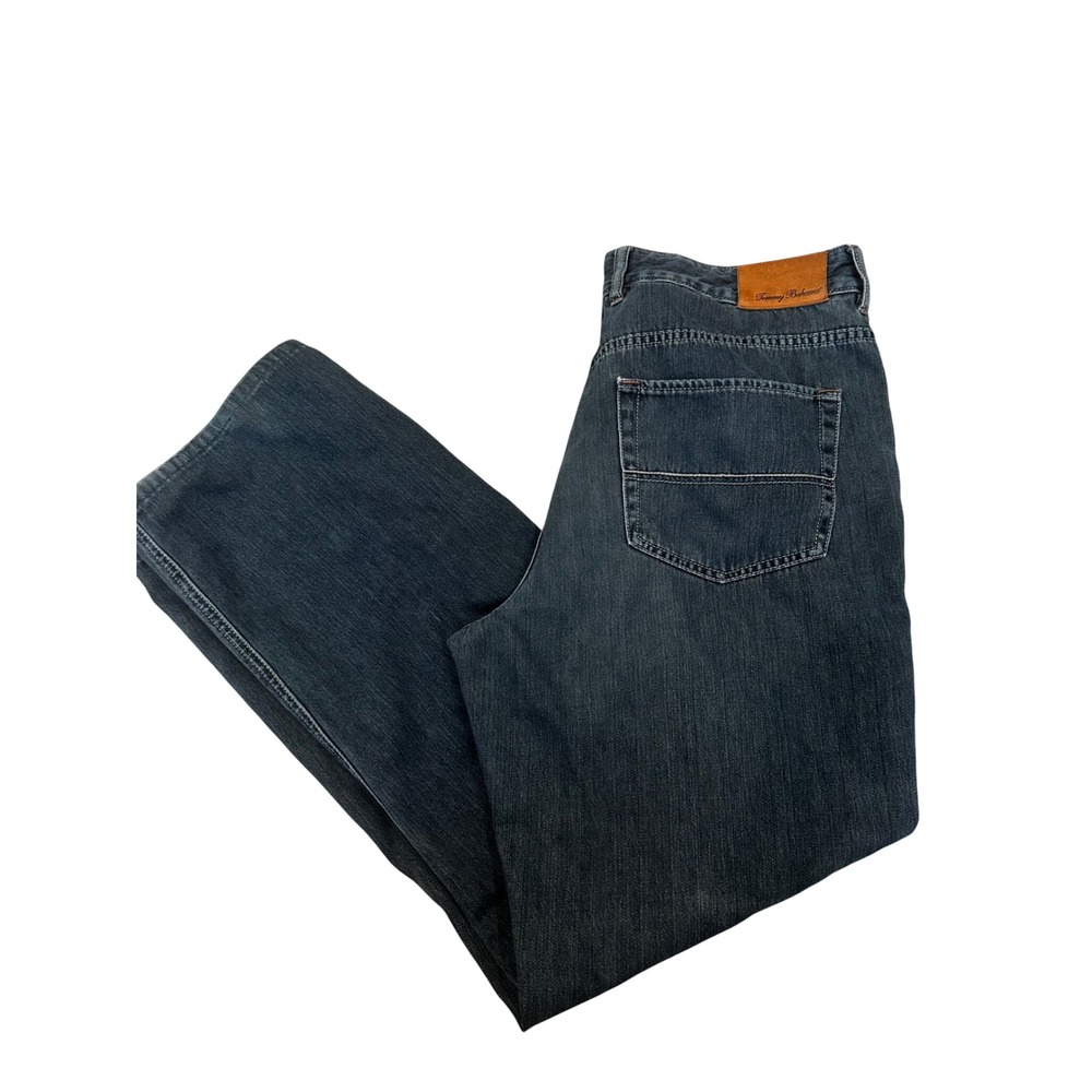 Tommy Bahama Classic Fit Dark Wash Straight Leg Denim Jeans Mens 36x32 1C